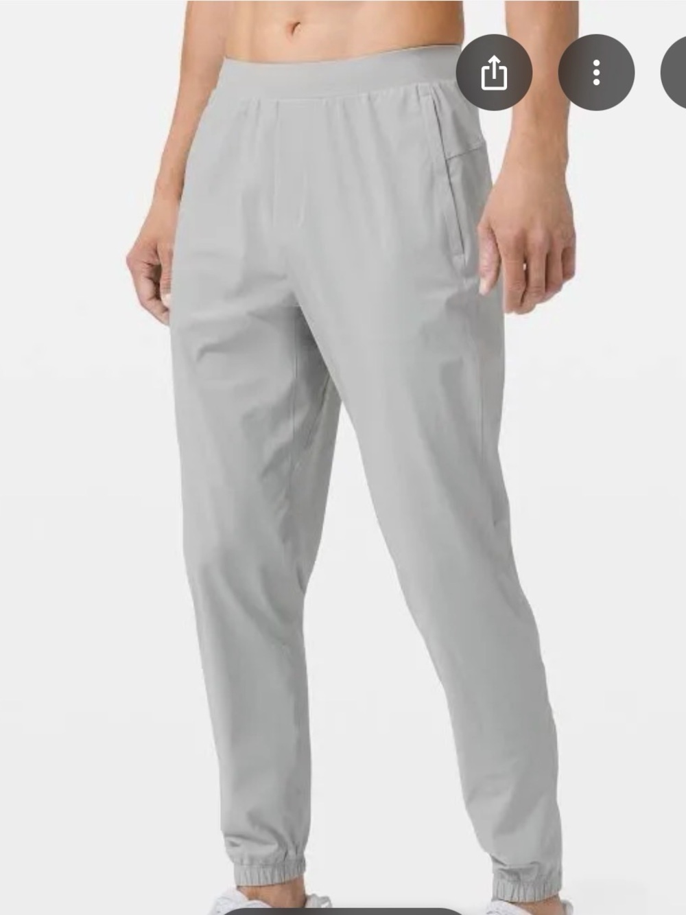 LULULEMON Men’s Gray Surge Joggers - XS (LM5956S)